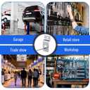 100 Pcs Heavy Duty Slatwall Panel Hooks Hanging Slatwall Accessories Metal Slat Wall Hanging Hooks Silver Slat Wall Hanger Commercial Grade Slatwall Pegs for Shop Retail Display - 4 Inch