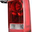 Passenger Side Tail Light Assembly Compatible With 2009-2015 Honda Pilot Rear Right Taillight With Blubs and Wiring Harness Replace 33500SZAA01