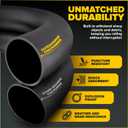 Ultraverse Bike Inner Tube for 700x23-25c, 700x28-32c, 700x35-43c 28 inch Bicycle Wheel Sizes with 48mm Presta Valve - Butyl Rubber Tubes for Road and Gravel Bikes - 2 Tubes, 2 tire levers Included