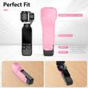 AMAZEAR Gimbal Screen Protective Cover for DJI Osmo Pocket 3 Accessories, Lens Cap Hard Case for Xtra Muse Gimbal Vlog Camera with Soft Lining, Compact Design, Quick Open/Close, Pink