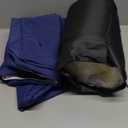 Detiblue Outdoor Chair Cushions Set of 2,19x19x3 Outdoor Seat Cushions for Patio Furniture,Waterproof Patio Chair Cushions with Ties & Handle(Blue)