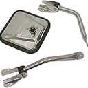 OMIX Rugged Ridge | Door Mirror Arm, Left, Chrome | 11012.01 | Fits 1955-1986 Jeep CJ