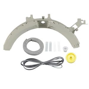 WE49X21874 Dryer Bearing Kit Compatible with GE Contains WE14M124 Bearing WE9M30 Drum Felt WE12M29 Belt WE1M1067 Slides WE1M504 Glide Slides WE12X83 Pulley Idler WE3X75 Drum Support Bearing