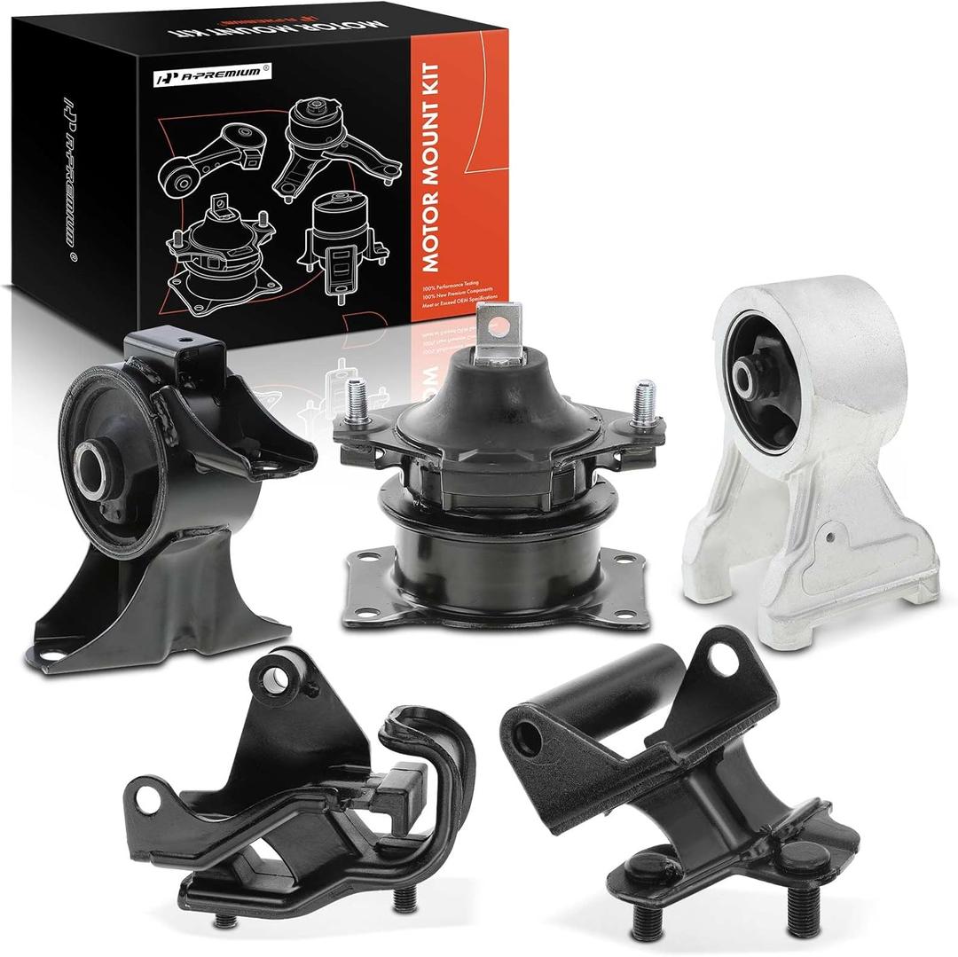 A-Premium 5PCS Engine Motor Mount and Transmission Mount Set Compatible with Honda Odyssey EX LX 2007 V6 3.5L, VTEC
