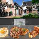 5 x Rear Grease Gate for Blackstone Griddle,Blocks Food from Falling into Rear Grease Trap & Compatible with All Blackstone Griddle Accessories