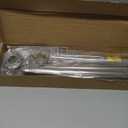 Closet Rods For Hanging Clothes, 17-64 Inch Adjustable Closet Rod, Stainless Steel Heavy Duty Closet Hanging Rod-Silver