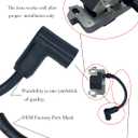 YAMAKATO GC GCV Ignition Coil for Honda GCV135 GCV160 GC160 GSV160 GCV190 GC190 GSV190 GC135 GC160A GC160LA GC190A GC190LA HRR216 Lawnmower 30500-ZL8-014 30500-ZL8-004m Pack of 1