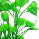 MyLifeUNIT Plastic Fish Tank Plants, 2 Pack Artificial Tall Aquarium Plants for Fish Tank Decor, 15.75 Inches (Green)