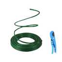 32ft Long 20mm Diameter Flexible Pipe PVC Tubing - Bendable Pipe Stem for Artificial Flowers Stem, Balloon Arches, Floral Wedding Decor, DIY Crafts, Cosplay Props (Green (32ft+1PCS Tubing Scissor))