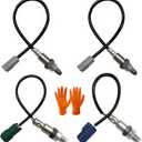 Upstream&Downstream O2 Sensor Set | Direct Replacement for OE 234-9072 & 234-4297 & #234-4313 |Oxygen Sensor Compatible with Nissan Frontier Pathfinder Xterra 4.0L V6 2007 with Free Gloves