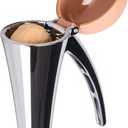 Nutcracker: Effortlessly Cracks Large to Medium Nuts, Heavy Duty Nut Cracker tool with Splash-Proof Brown Lid, Long Ergonomic Leverage & Spring Return walnut pecan cracker