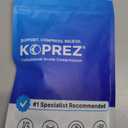 Koprez Plantar Fasciitis Sleeve - Plantar Fasciitis Relief, Plantar Fasciitis Socks, Ankle Compression Sleeve, Ankle Support for Women, Plantar Fasciitis Brace, Ankle Sleeve, Ankle Support Men (X-Large, Blue)