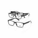 Reading glasses+2.50 Black, Pack of 3 