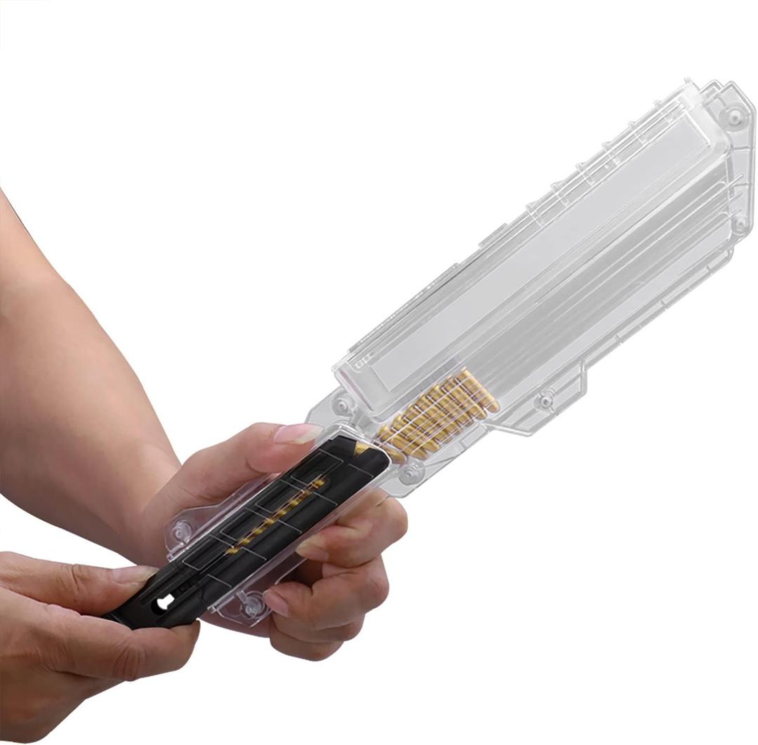 Ludex .22 Magazine Speed Loader for Ruger Mark II/III/IV/Hunter and 22/45,Browning Buckmark,Colt Woodsman and Stoeger Luger (Transparent)