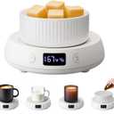 Coffee Mug Warmer for Desk with Auto Shut Off, Electric Cup Candle Wax Melter Warmer with 1-9H Timer, Smart Mug Warmer Tea Coffee Beverage Heated Mug Plate for Home Office, Ideal Coffee Lover Gift