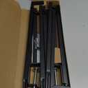 Fomcet Over The Table Rod Stand with Clamps 13"-42'' Tall 29"-98" Length Metal Black Adjustable Table Arch Hanging for Wedding Birthday Party Christmas Anniversary Decoration