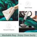 Door Mat, Abstract Tropical Leaf Front Door Mat 17''x30'', Doormats Indoor Entrance, Welcome Entry Mat,Outdoor Welcome Mat,Low-Profile Floor Rugs for Entry Patio