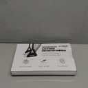 Airplane Foot Hammock, No Collapse Foot Rest for Plane Travel with Extended Adjustment Strap, Portable Desk Foot Hammock with Thickened Foam, Foot Sling Travel Essentials to Relax Your Feet (1 Pc Black)