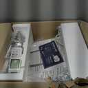 Bio Bidet BB2000 Electric Bidet Toilet Seat, Warm Water with Air Dryer, Heated Seat with Sensor and Slow Close Lid, Night Light, Remote Control, Round, White