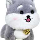 Cuddly Shiba Inu Plush Toys for Kids and Teens, Shiba Inu Stuffed Animals, Cute Dog Plushies, Mini Puppy Stuffed Animal Plush Toys for Goodie Bag Stuffers, Kids Party Favors