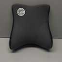 TKLoop Car Neck Pillow for Driving Seat, Soft Memory Foam Headrest Pillow with Adjustable Strap and Removable Cover, Ergonomic Neck Support for Car, Office Chair, Gaming Chair – Dark Grey