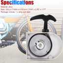 Alloy Pull Start Starter Starters Assembly 49cc 50cc 60cc 66cc 70cc 80cc 2-stroke 2 Cycle Engine Motorized Bicycle Bike