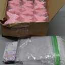 Dunzy 50 Set Wedding Favors Butterfly Theme Baby Shower Favors for Guests Butterfly Soap Gifts with Thanks You Card Gender Reveal Baptism Party Decorations Engagement Souvenirs (Purple,Pink)