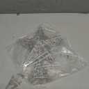 10 Inch Christmas Star Pentagram Tree Topper with Warm LED Lights for Xmas Tree Decorations (White), One Size