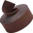 GORGECRAFT Dark Brown Genuine Leather Strap Strip 1 Inch Wide 79 Inch Long Leather Belt Strips Wrap Single Sided Flat Cord for DIY Crafts Projects Clothing Jewelry Wrapping Making Bag Handles