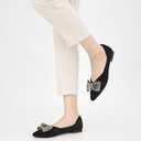 Aomigoct Ballet Flats for Women Dress: Casual Pointed Toe Womens Flats - Comfortable Wedding Walking Party Shoe