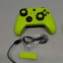 W&O Wireless Controller for With Xbox One, Xbox Series X/S, Xbox One X/S, PC, With RGB LED Light, Mappable Buttons, With 2.4GHZ Wireless Adapter Gamepad (Electric Volt)