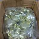 Aluminum Foil Balloon Weights for Parties (24 pcs) - 0.31lb (140g) Each - Premium Balloon Anchors for Birthday, Wedding, Dinner, Indoor & Outdoor Decorations(Light Gold 24pcs)