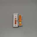 klarus E5 Pocket Flashlight, Rechargeable EDC Flashlight, Super Slim 4.2x1x0.3inch, 600 Lumens, USB-C Port, IPX4, Dual Light Source with Magnetic Base, Hat & Clothes Clip - Orange