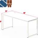SHW 48-Inch Commercial-Grade Office Computer Desk, White