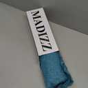 MADIZZ Set of 2 Linen Throw Pillow Covers 24x24 Inch Teal Soft Decorative Cushion Cover for Sofa Bedroom Pillow Shell