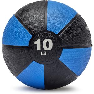 Amazon Basics Weighted Medicine Ball for Core Strength, Strength Training, Full-Body Workouts and Balance Exercises