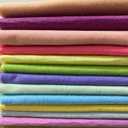 12pcs 8"x35" 1.4mm Thick Soft Felt Fabric Sheet 12 Colors Felt Pack for DIY Craft Sewing Squares Nonwoven Patchwork (Pink)