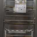 SONGMICS Clothes Drying Rack, with Sock Clips, Metal Laundry Rack, Foldable, Space-Saving, Free-Standing Airer, with 2 Height-Adjustable Gullwings, Indoor Outdoor Use, Silver and White ULLR052W01