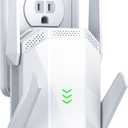 WiFi Extender Signal Booster for Home, Long Range Covers Up to 20000 Sq.Ft, Dual Band Internet Extender WiFi Booster, Works with All Router, with Ethernet Port, Banish WiFi Dead Zones