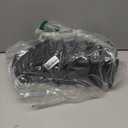 6 Pack Large Bed Furniture Risers, 6 inch Heavy Duty Couch Lift Risers for Sofa, Chair, Cabinet, Desk, High, Durable ABS Plastic, Premium Quality, Supports up to 2200 lbs per Leg, Black