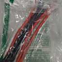 6 Pcs 2 AWG Battery Cable, 15cm Pure Copper Battery Inverter Wire with 3/8" Lugs Terminals, Auto Battery Cable Set for Car Marine Solar