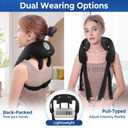 KingPavonini Width Adjustable Neck Massager with 5 Heat Zone, Wireless 6D Shiatsu Shoulder Massager for Pain Relief Deep Tissue, Massager for Neck and Shoulder Pain, Gifts for Men Women Dad Mom