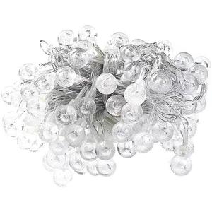 Led Garland String Lights Gypsophila Bubble Ball Lamp Holiday Lighting Battery USB Power Indoor For Christmas Wedding Decoration (10m 80led Warm White (Usb))