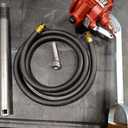 Fill-Rite FR152 Piston Hand Pump with Hose & Nozzle Spout, Red