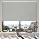 MYshade Cordless Cellular Window Shades No Tools No Drill Blackout Blinds for Indoor Windows Size 20" Wide X 64" Height Grey Room Darkening Window Blinds for Bedroom, Bathroom, Kitchen, Living Room