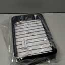 Sakugi Fruit Basket for Kitchen Counter - 2-Tier Metal Fruit Bowl with Movable Banana Hanger, Multi-Purpose Fruit Holder for Kitchen, Bathroom & Living Room, 8.9" D x 13.4" W x 14.0" H, Black