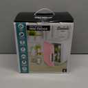 Cooluli Mini Fridge for Bedroom - Car, Office Desk & Dorm Room - Portable 4L/6 Can Electric Plug In Cooler & Warmer for Food, Drinks, Skincare Beauty & Makeup - 12v AC/DC & Exclusive USB Option, Pink