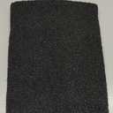 OTOSTAR Set of 1 Textured Boucle Long Lumbar Throw Pillow Cover Rectangle Pillow Case Cozy Soft Decorative Couch Cushion Case for Chair Sofa Bedroom Living Room Home Decor 14x36 Inch, Black