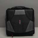 Case-it King Sized Zip Tab School Zipper Binder | 4-Inch D-Rings, 800 Sheet Capacity, 5-Subject Expanding File Folder, Multiple Pockets & Storage Organizer, Shoulder Strap | D-186 Jet Black