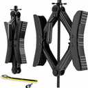 Camper Wheel Chock X Shaped RV Chocks Stabilizer for Travel Trailer,Anti-Move Tire Wheel Chock with Accessories-Pair